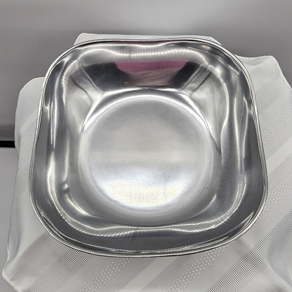 Wilton Armetale Boston MD Bowl Silver‎ Polished Square 109284 Made in USA